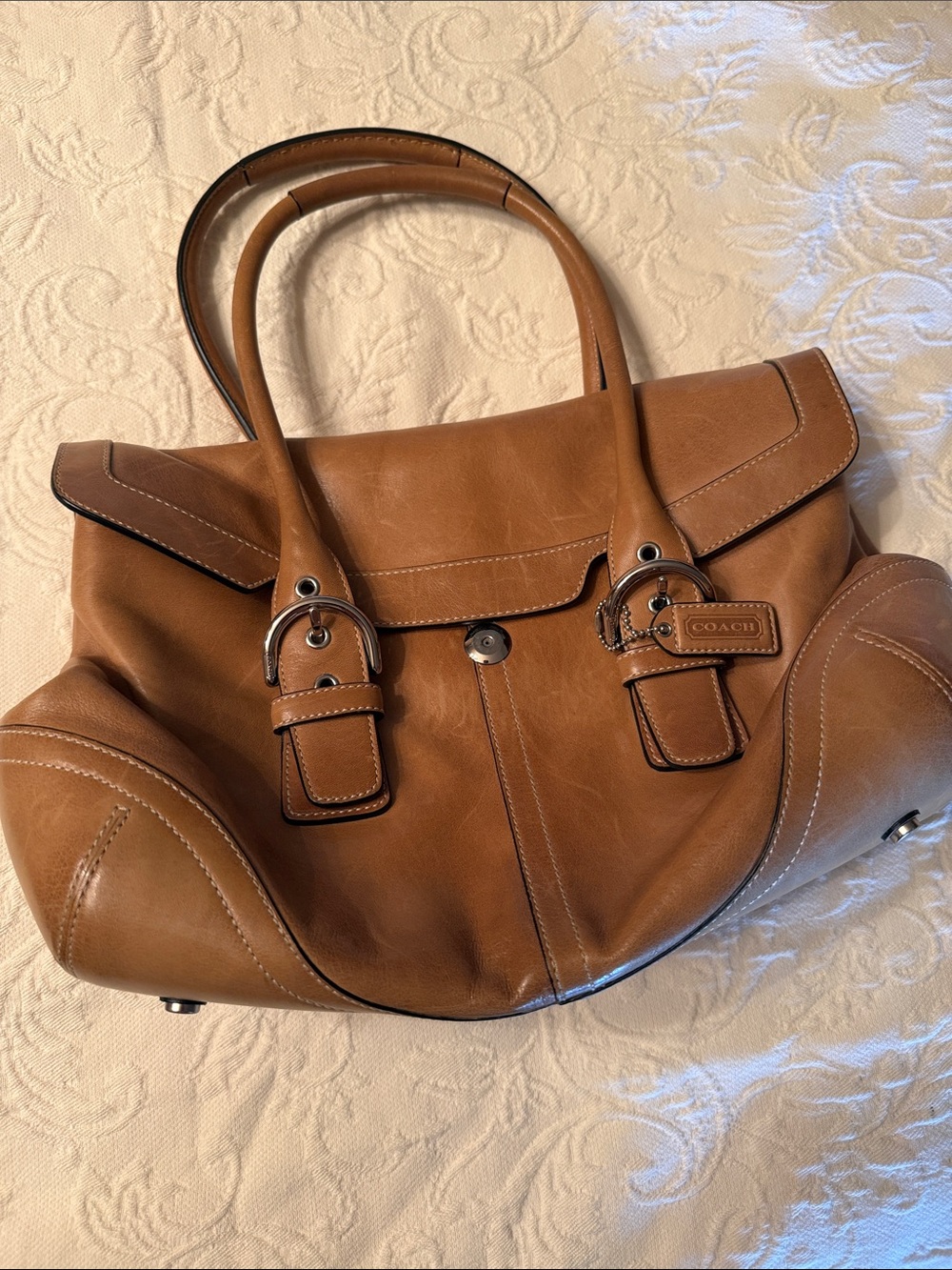 Coach brown large bag